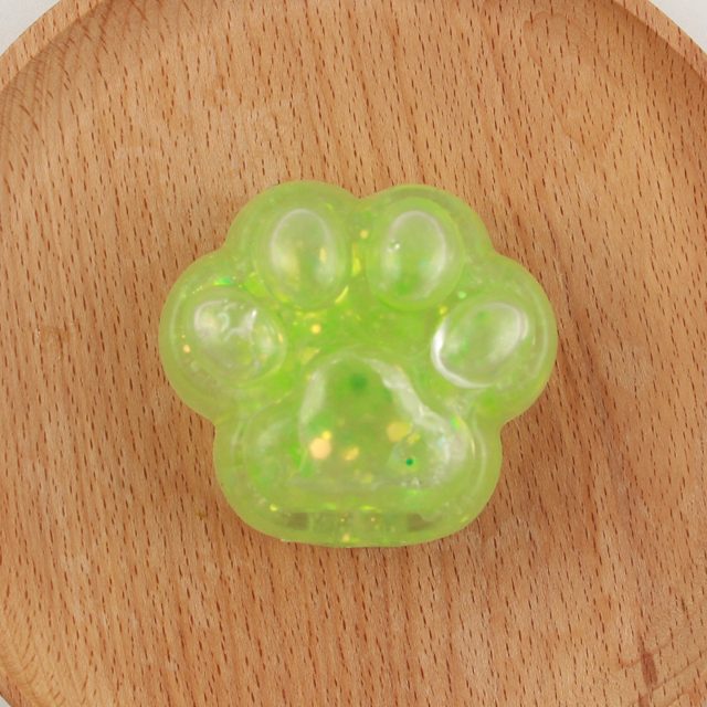 Glitter Kitty Paw Mochi Squishy — photo 5