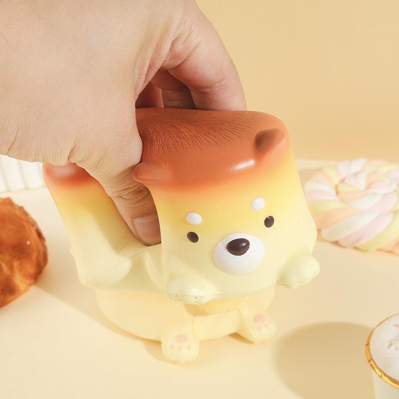 Toasty Shiba Puppy Slow-Rise Squishy