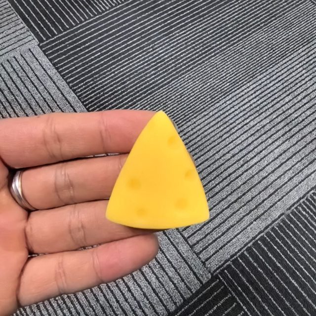 Swiss Cheese Wedge Squishy
