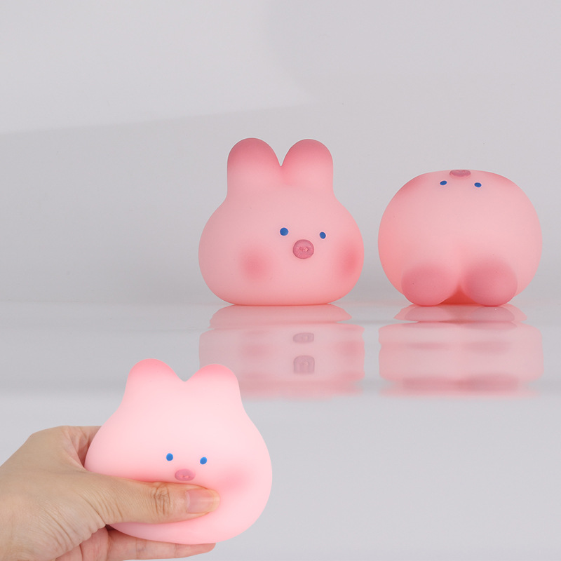 Blushing Bunny-Pig Mochi Squishy β photo 5