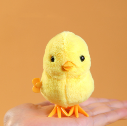 Chicken Clockwork Jumping Duck Plush — photo 2