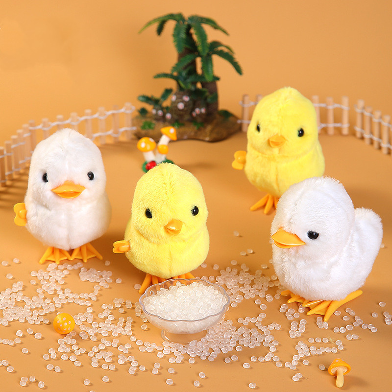Chicken Clockwork Jumping Duck Plush — photo 3