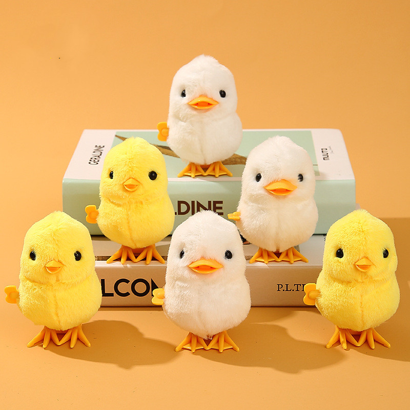 Chicken Clockwork Jumping Duck Plush — photo 5