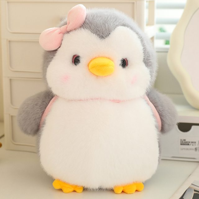 Pink-Bow Penguin Plushie — photo 2