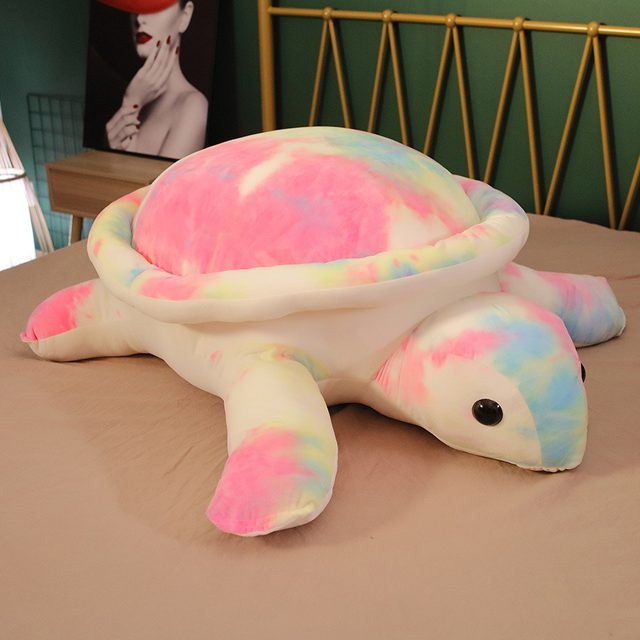 Rainbow Tie-Dye Sea Turtle Plushie — photo 2