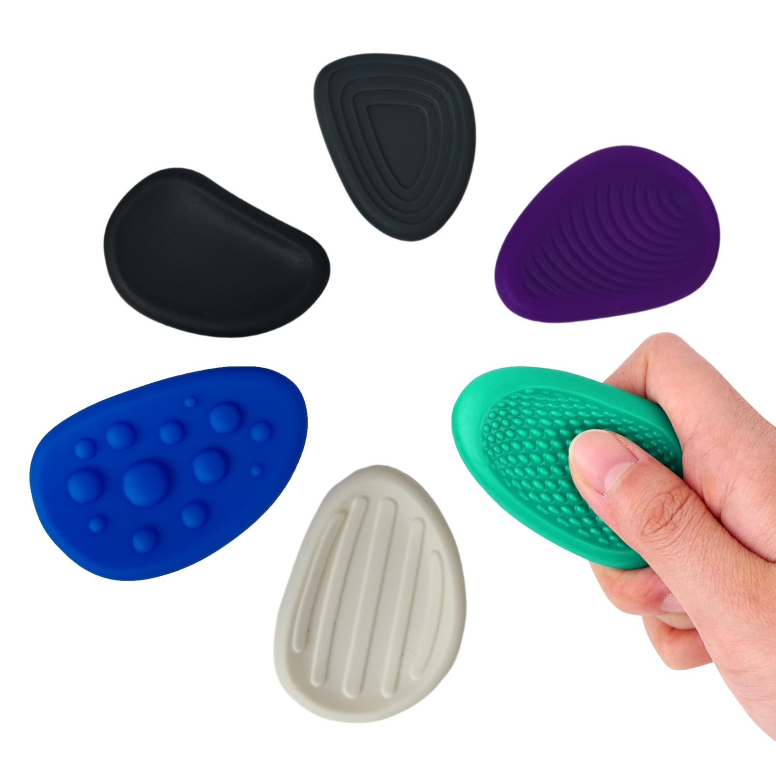 Childrens Sensory Stones Silicone Squeeze Toy — photo 2