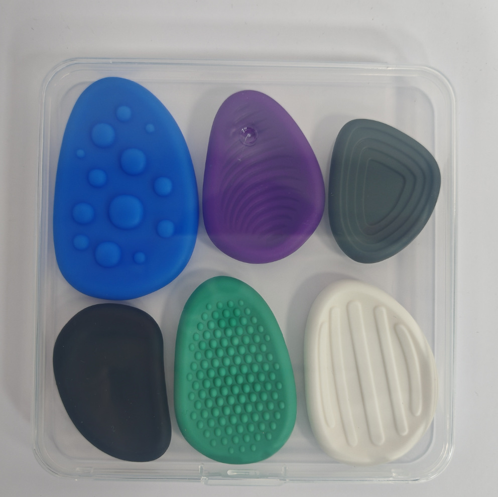 Childrens Sensory Stones Silicone Squeeze Toy