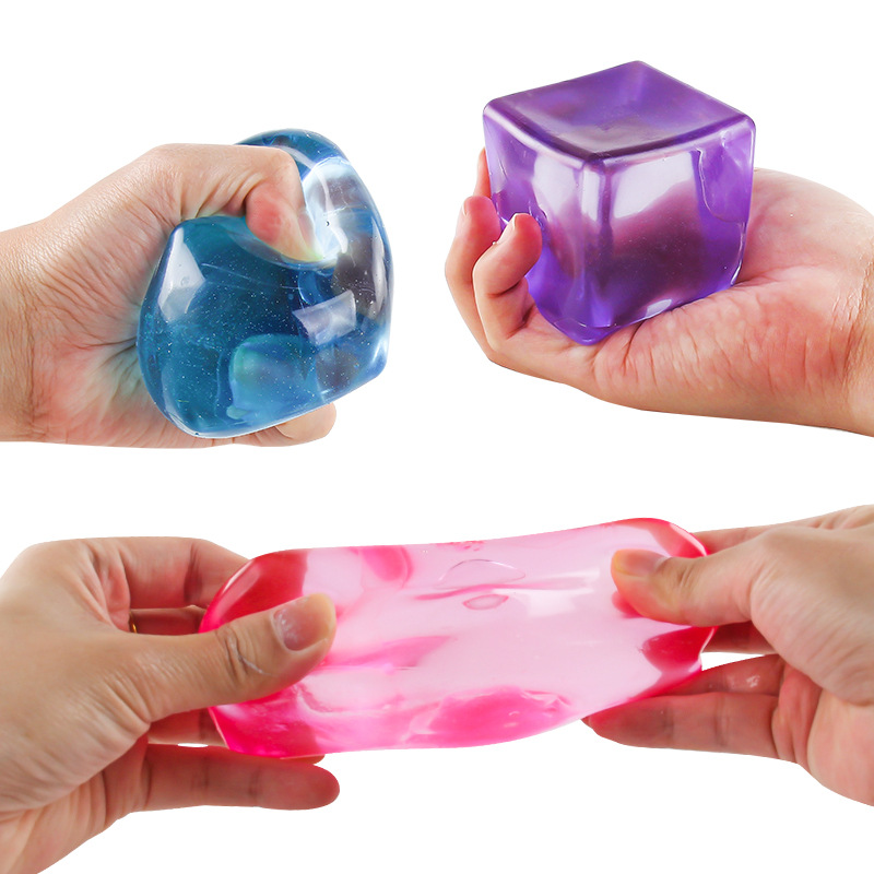 Childrens Square Stress Squeeze Toy