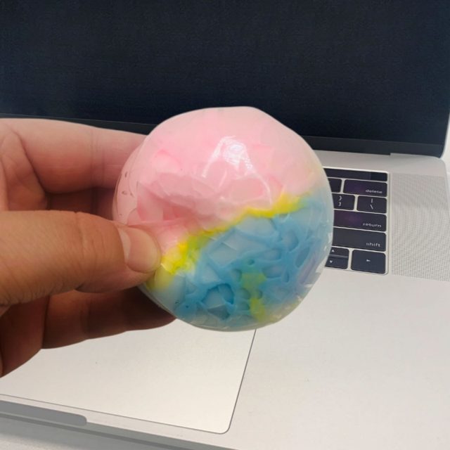 Pastel Rainbow Crispy Crunch Ball (7cm)