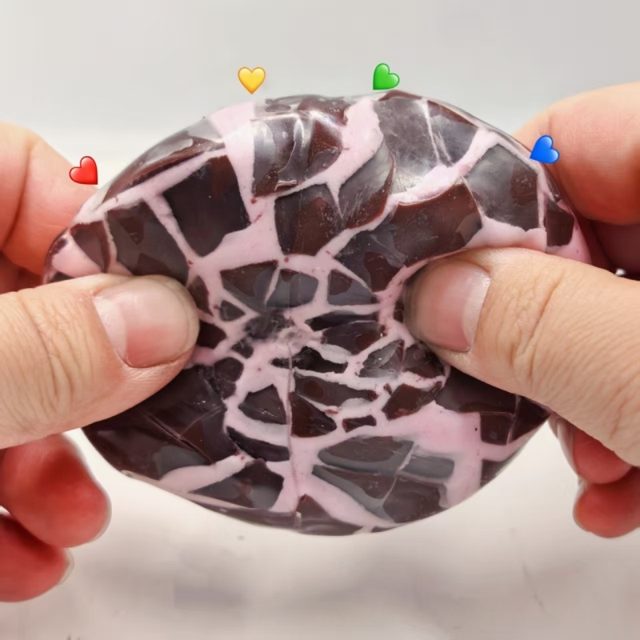 Berry Marble Crackle Squish Ball