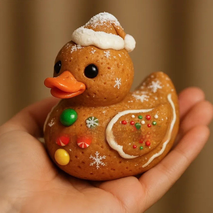 Christmas Fruit Duck Tabletop Atmosphere Toy — photo 2