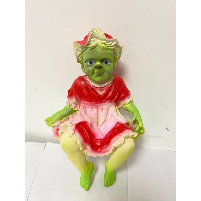 Creepy-Cute Green Grinch Baby Figure โ photo 3