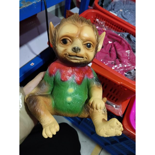 Creepy-Cute Green Grinch Baby Figure โ photo 2