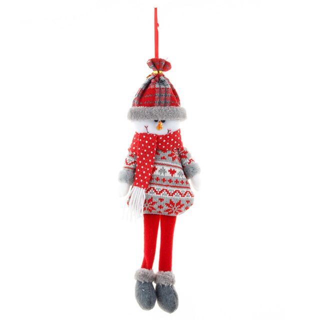 Dangly Santa Gnome Plush Ornament โ photo 2