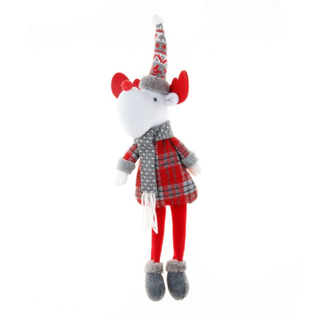 Dangly Santa Gnome Plush Ornament โ photo 3