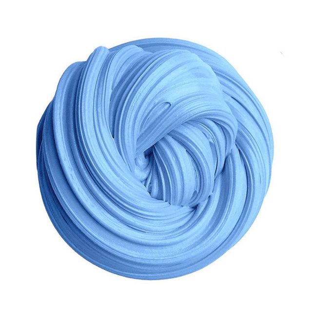 Sky-Blue Fluffy Cloud Butter Slime