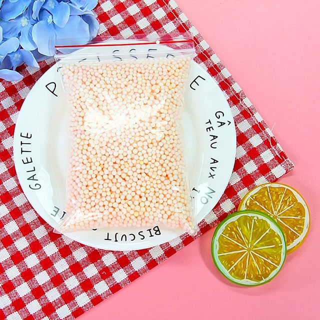 Pastel Rainbow Foam Bead Slime Filler — photo 3