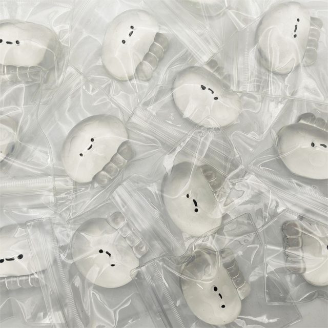 Tiny Ghost Buddy Mochi Squishies