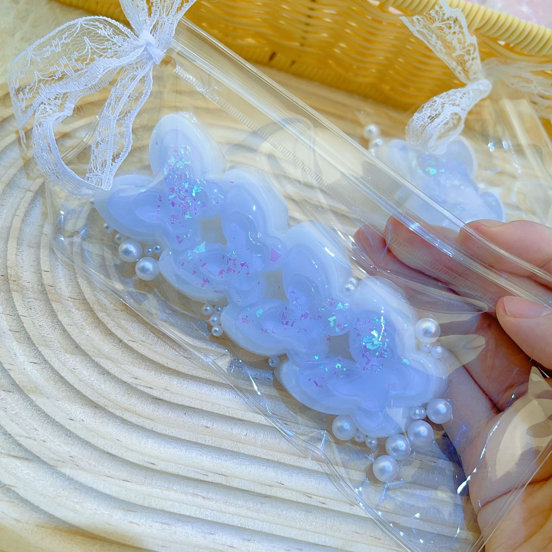 Iridescent Butterfly Hair Clips — photo 2