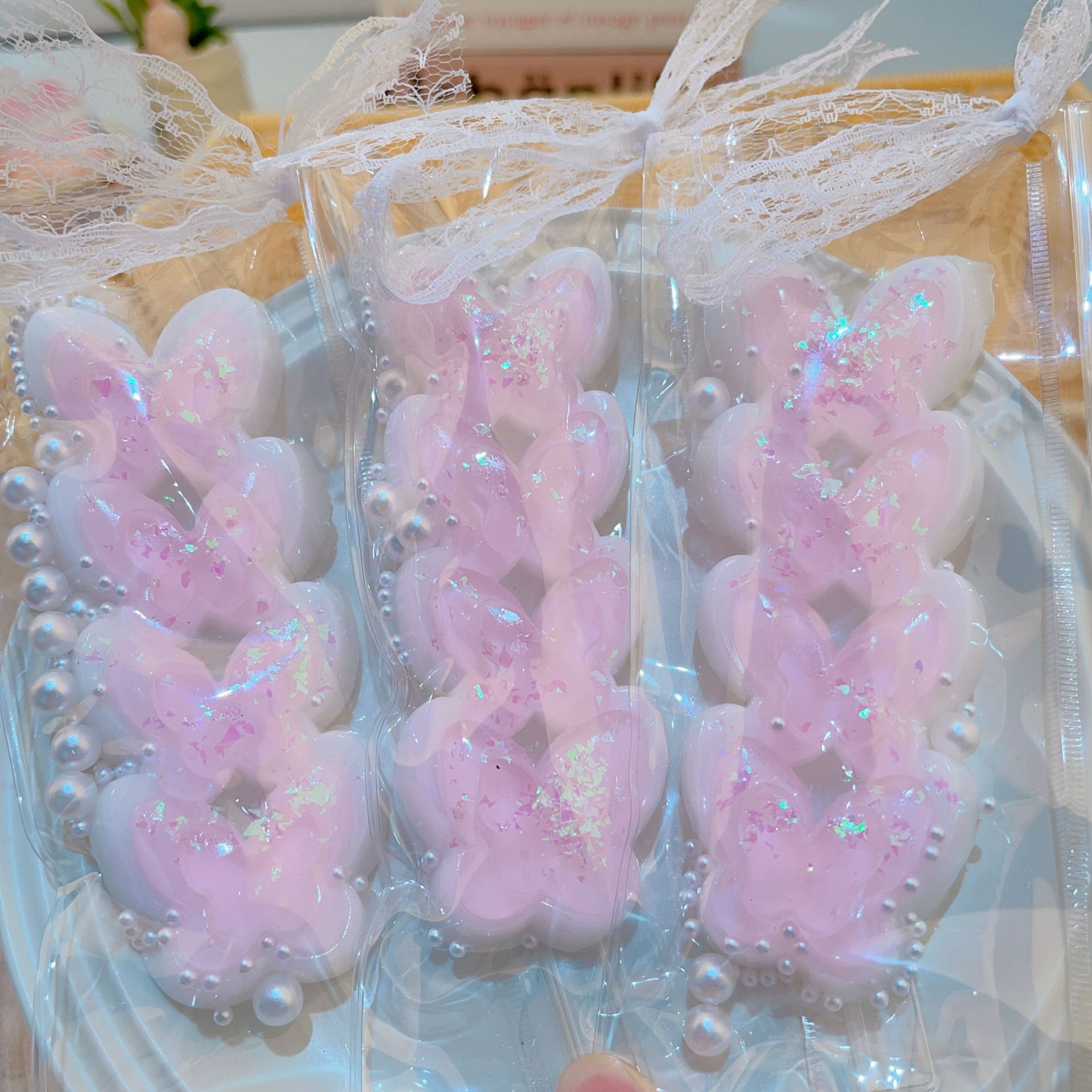 Iridescent Butterfly Hair Clips — photo 3