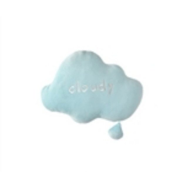 "Cloudy" Sky-Blue Raindrop Plush