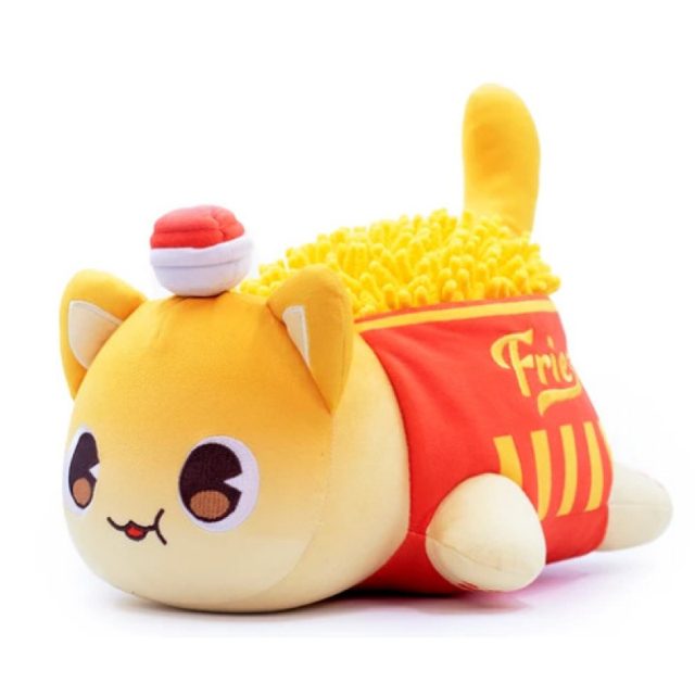 French Fry Kitty Loaf Plush