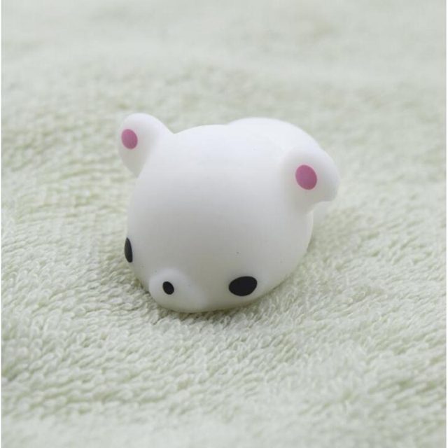 Round White Bear Cub Mochi