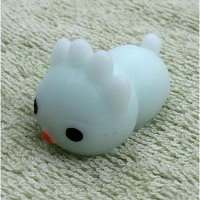Sleepy Mint Mochi Bunny