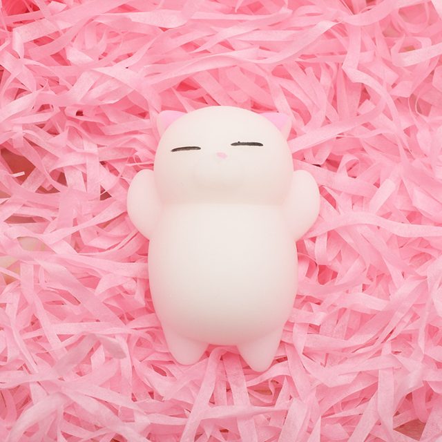 Happy White Kitty Mochi
