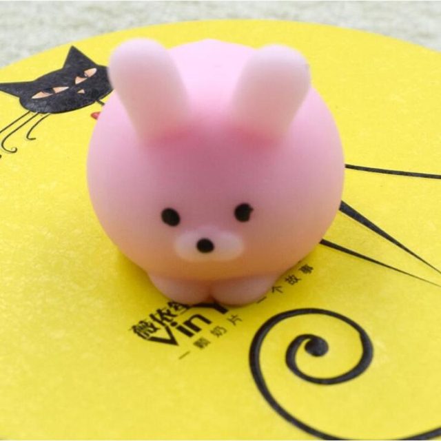 Pink Bunny Mochi Squishy