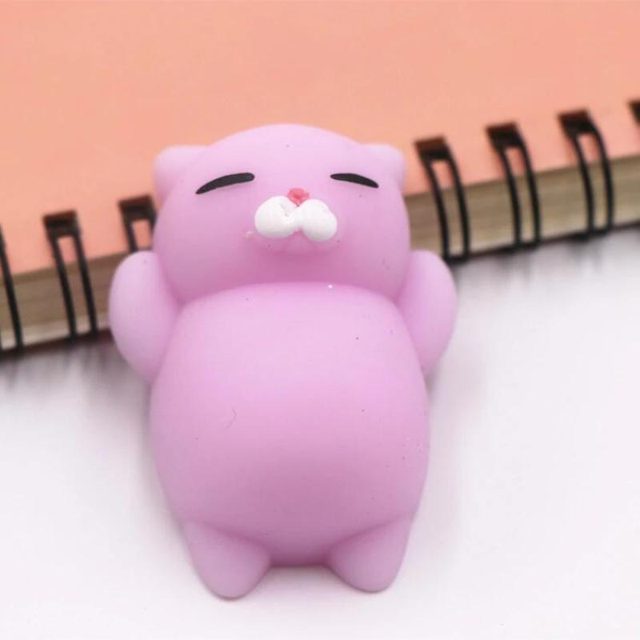 Bubblegum Pink Mochi Cat