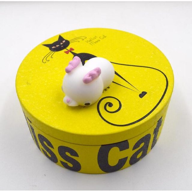 Pink-Eared White Mochi Bunny