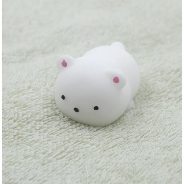 Pink-Eared White Mochi Piglet