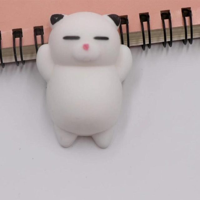 Sleepy White Cat Mochi