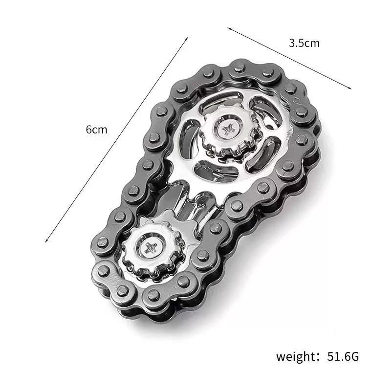 Colorful Chain Spinner Anxiety-relief Stress-reliever Squeeze Toy