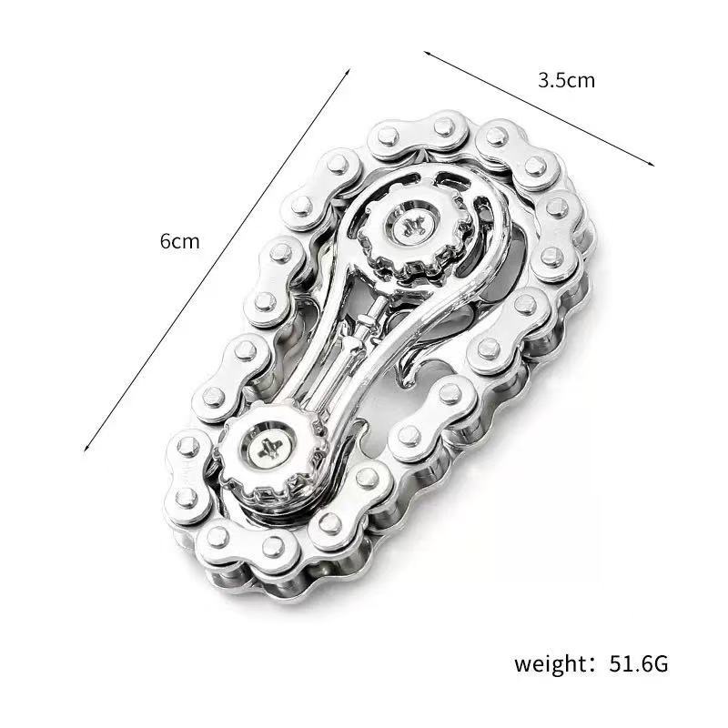 Colorful Chain Spinner Anxiety-relief Stress-reliever Squeeze Toy โ photo 4