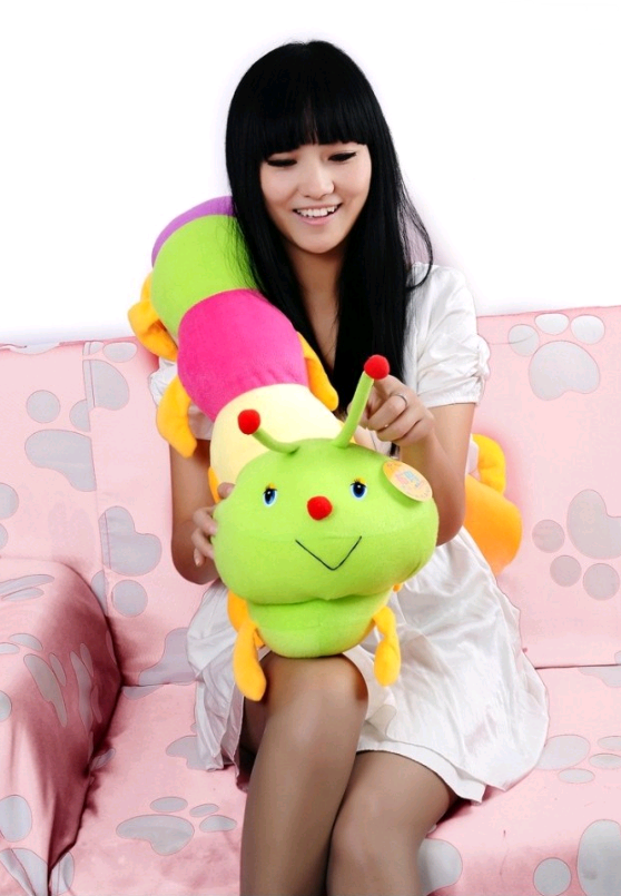 Rainbow Wiggle Caterpillar Plush — photo 2