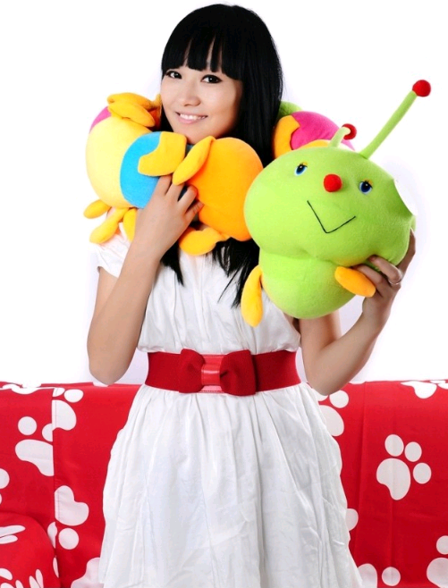 Rainbow Wiggle Caterpillar Plush — photo 3