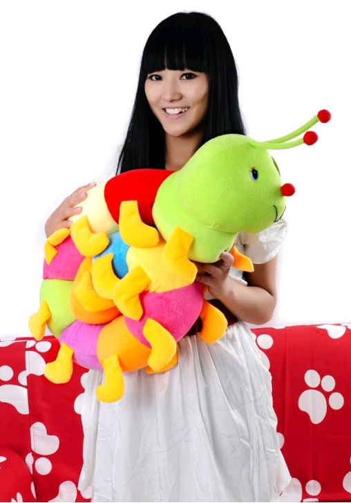 Rainbow Wiggle Caterpillar Plush