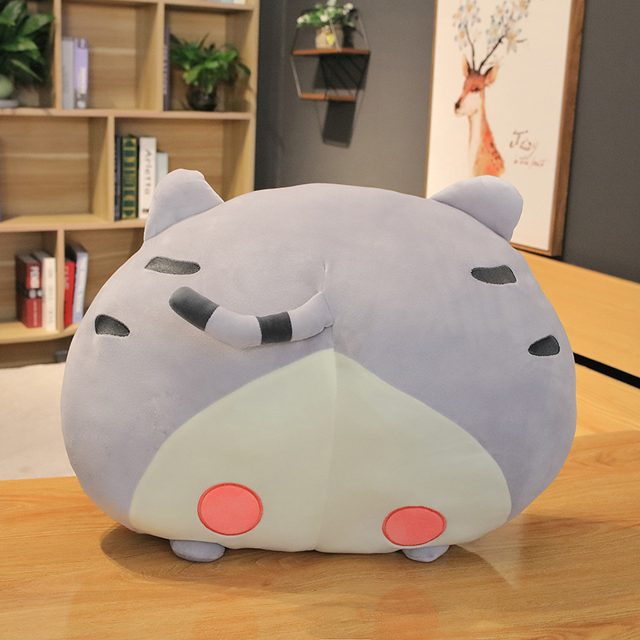 Mini Grey Corgi Butt Pillow Plush