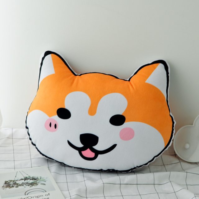 Shiba Face Pillow