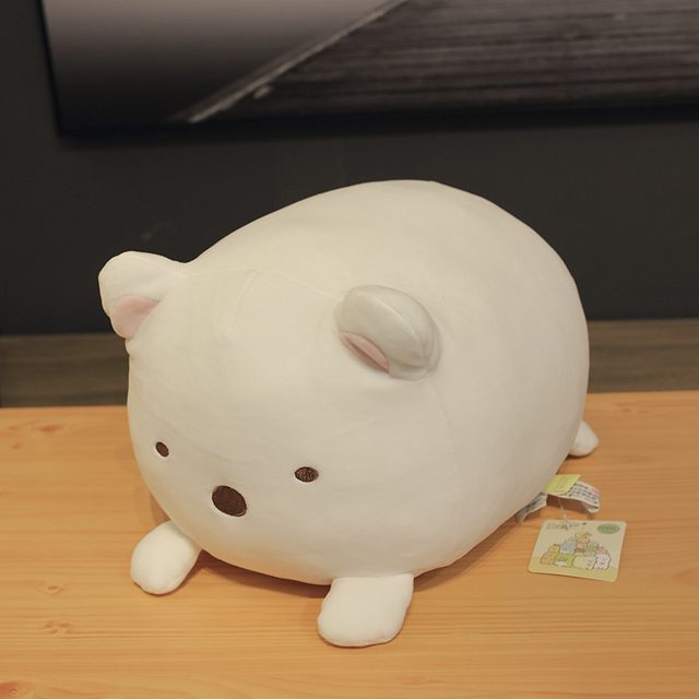 Sleepy Polar Bear Corner Buddy Plush