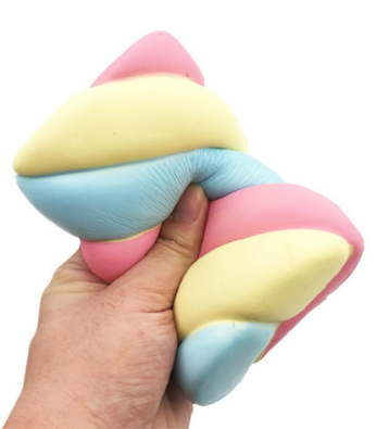 Twisty Rainbow Marshmallow Squishy — photo 2