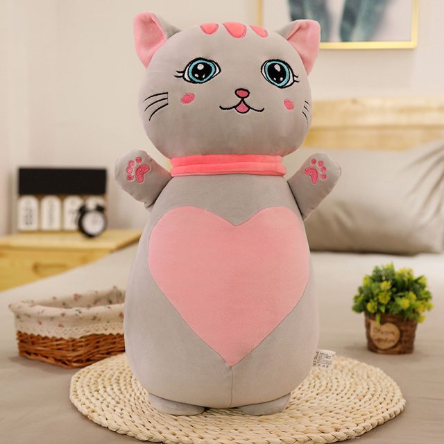 Long Heart-Belly Cat Plushie โ photo 4