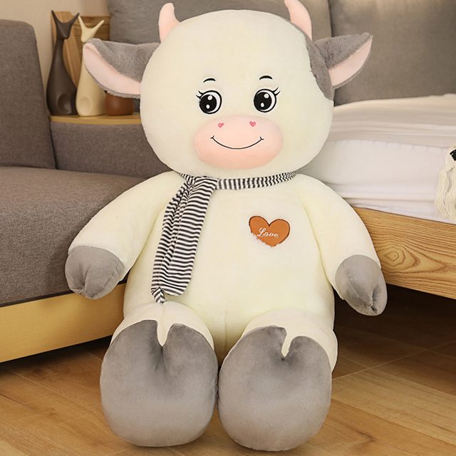 Grey Scarf Cow Cuddle Plush — photo 2