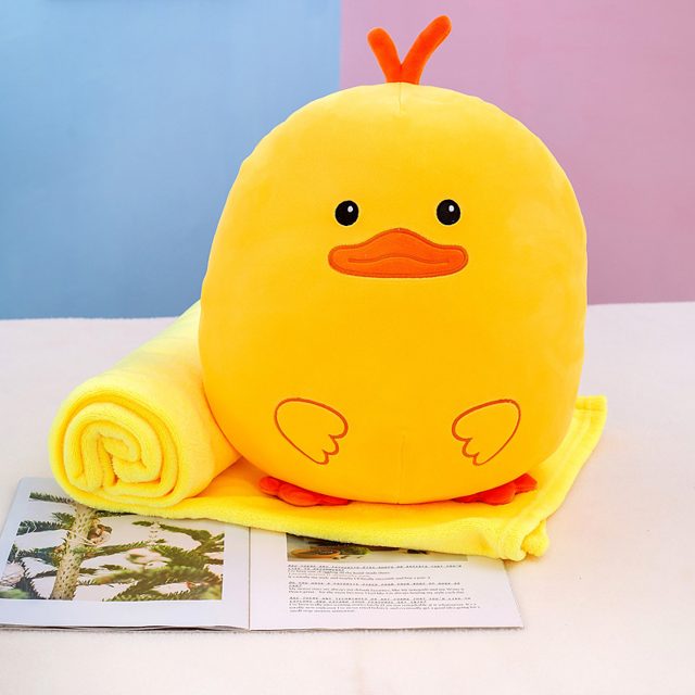 Sleepy Egg Duckling Plush & Blanket