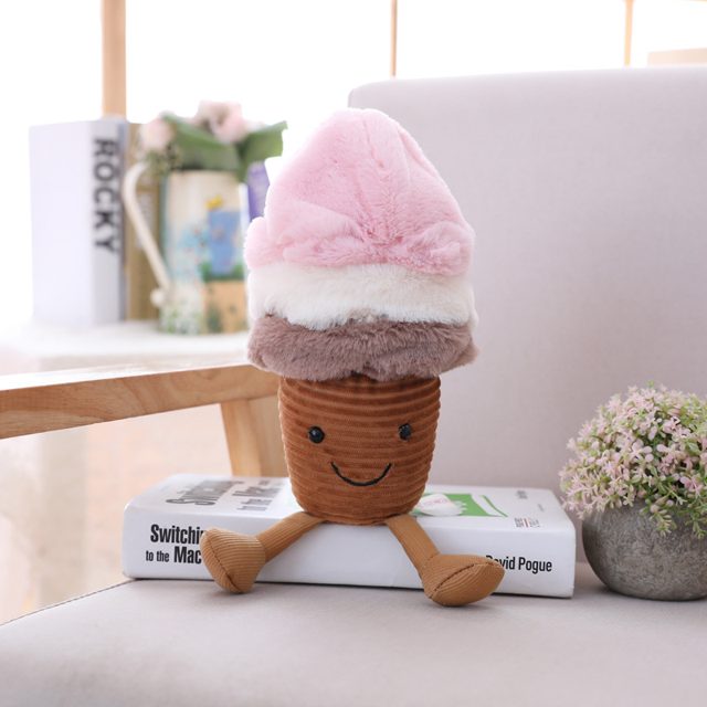 Soft-Serve Ice Cream Cone Buddy Plush