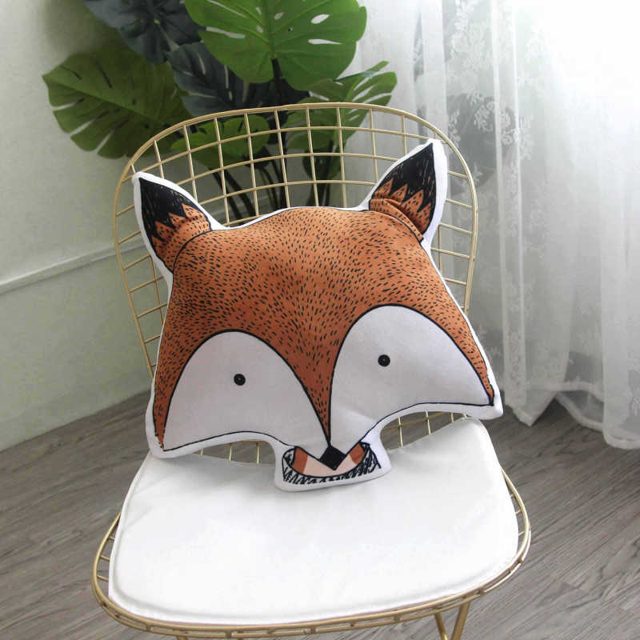 Clever Fox Cushion Plush