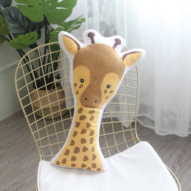 Tall Giraffe Cushion Plush