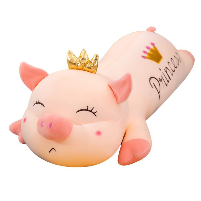 Sleepy Princess Piggy Pillow Plush